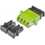 Lightwin High Quality LWL-Kupplung, LC, quadro, Multimode OM5 Kupplungen (LKUP 4LC-4LC MM OM5)