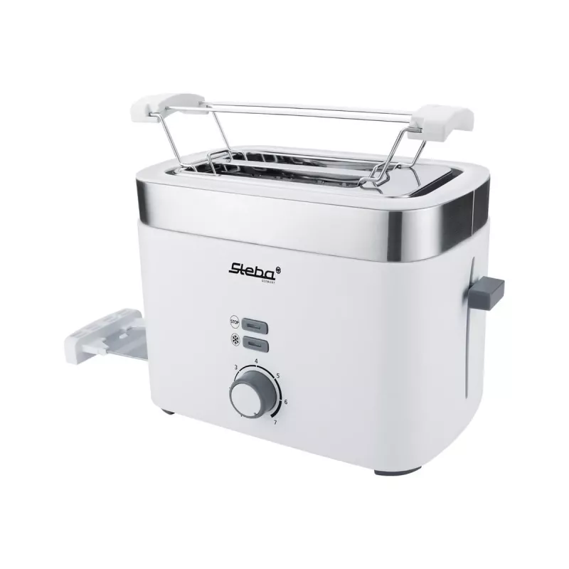 Toaster Steba TO 10 BIANCO 2 Scheiben 930 W Silber Weiß