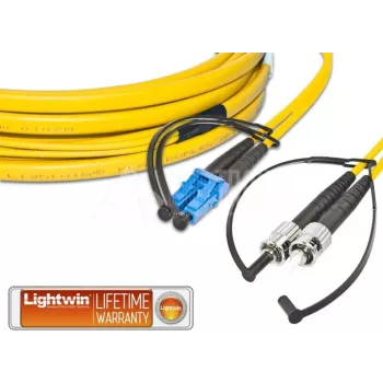 Lightwin LDP-09 LC-ST 1.0 FD Glasfaserkabel 1 m OS2 Gelb (LDP-09 LC-ST 1.0 FD)