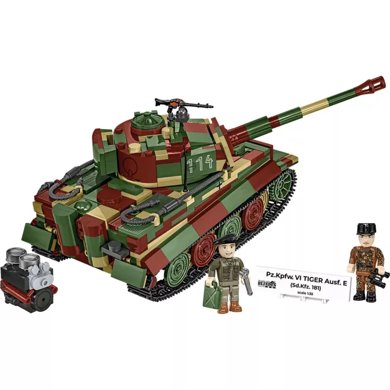 Bausteine Pz.Kpfw. VI Tiger Ausführung E 870 Teile