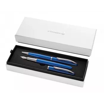 Kugelschreiber und Füller Pelikan Jazz Noble Elegance Blau Silber