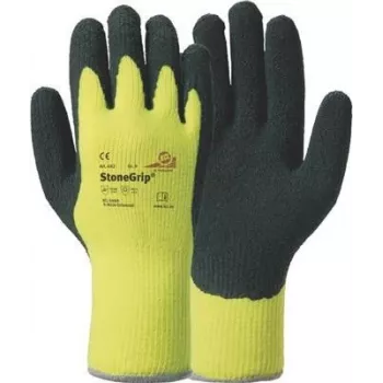 Schutzhandschuhe Honeywell Kälteschutzhandschuh Größe 08 Stone Grip Gelb/Schwarz CE CAT2