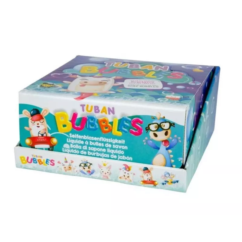 Blasenset Tuban DISPLAY SMALL SOAP BUBBLES MIX 36 STK. x 60 ml