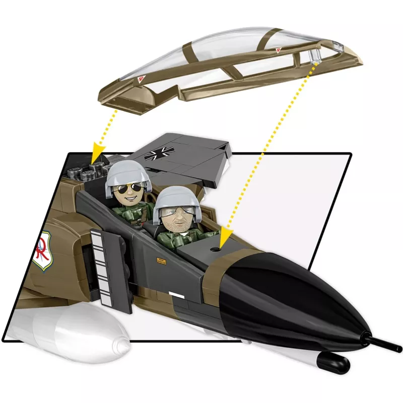 Blocks Armed Forces F-4F Phantom II 676 Bausteine