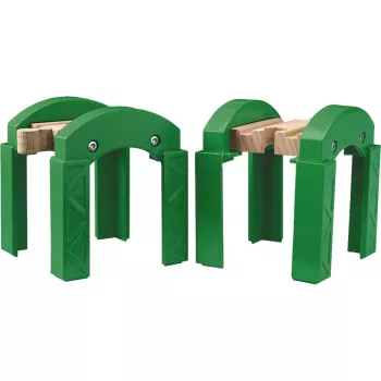 BRIO 33253 Stützfüße grün, 2 Stk.