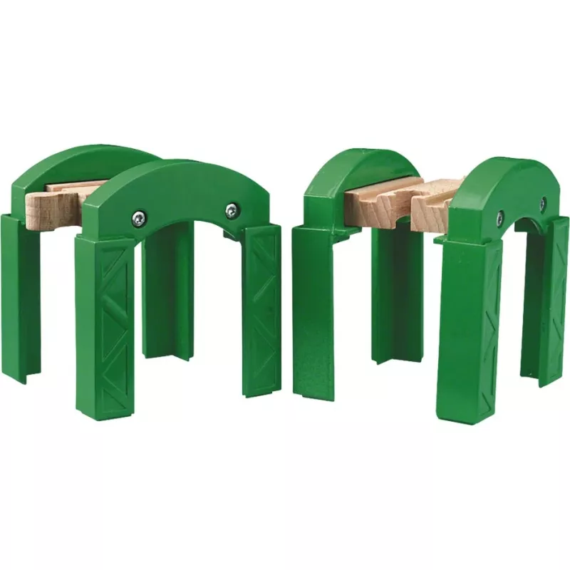 BRIO 33253 Stützfüße grün, 2 Stk.