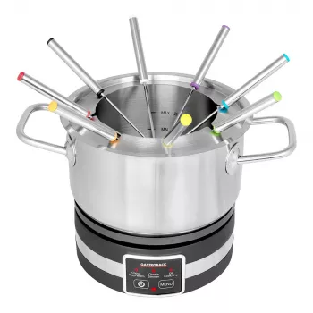 Elektrisches Fondue Gastroback 42568 1,8 l 8 Personen Schwarz Edelstahl