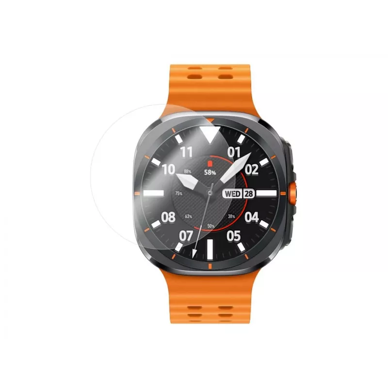 Tempered Glass Screen Protector FIXED für Samsung Galaxy Watch Ultra – Klar, 2 Stück