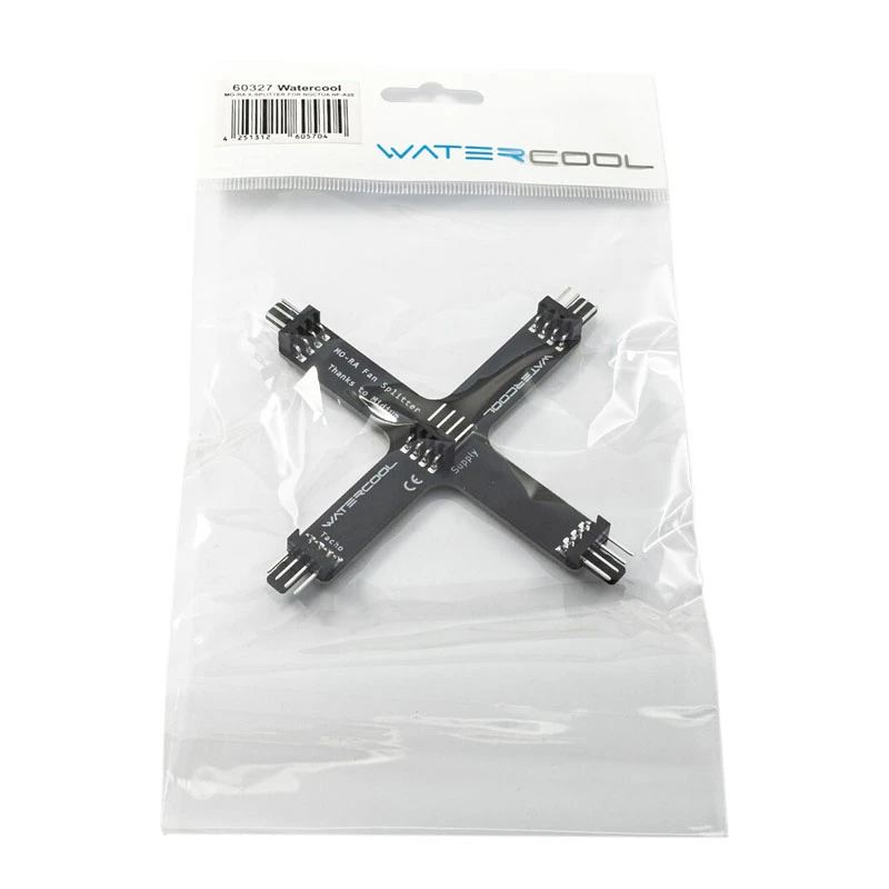 Radiator-Splitter Watercool MO-RA X-Splitter für Noctua NF-A20-Lüfter
