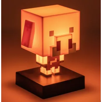 Tischlampe Paladone Icon Light PP14431MCF Piglin LED, dekorativ im Gaming-Design