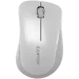 CANYON MW-11, 2,4 GHz kabellose Maus, mit 3 Tasten, DPI 1200, Batterie:AAA*2 Stück, perlweiß grau 67*109*38 mm 0,063 kg