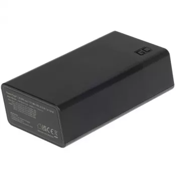 Greencell PowerPlay 30 - schwarze Powerbank