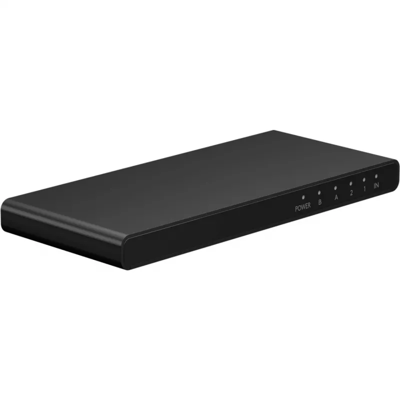 HDMI Splitter 1 auf 2 (4K @ 60 Hz) – teilt 1x HDMI-Eingangssignal in 2x HDMI-Ausgangssignale auf