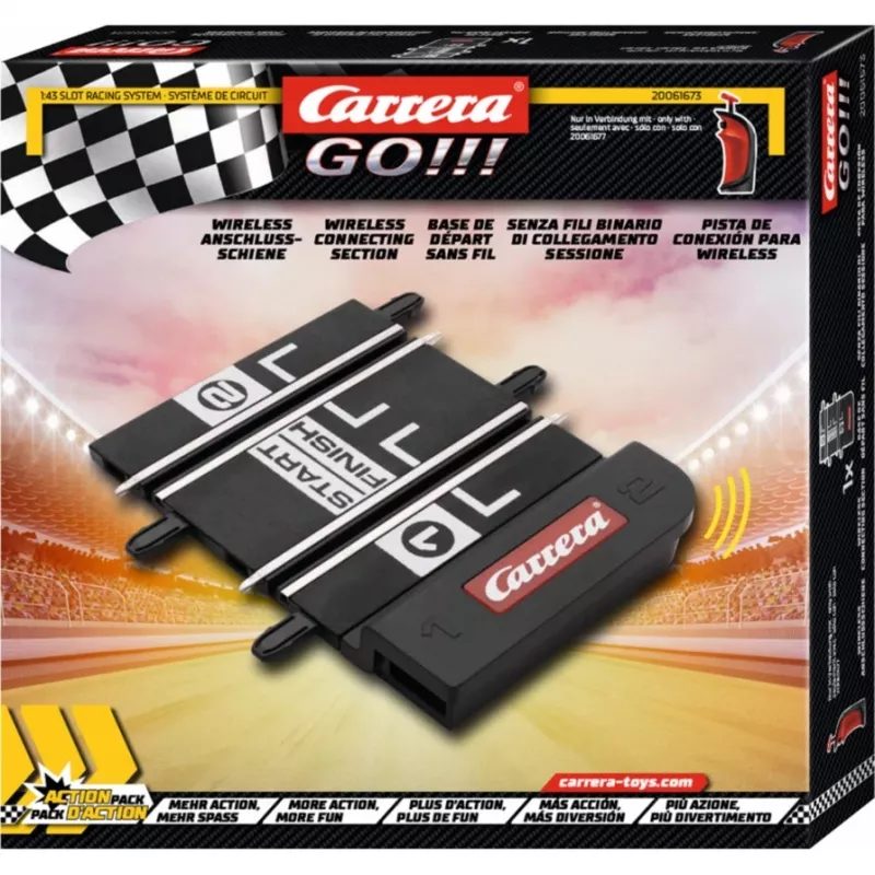 Schienenverbinder für Carrera GO!!! Wireless-Verbindung, Modell 20061673
