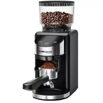 Kaffeemühle mit Kegelmahlwerk Rommelsbacher EKM 400 — kegelförmige Edelstahlmahlwerke, 35 Mahlgrade, 12 Dosen, 130 g Behälter