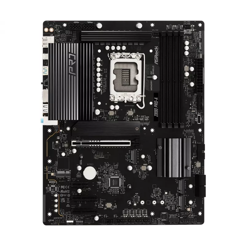 Mainboard ASRock Z890 Pro-A ATX — Intel Z890-Chipsatz, LGA 1851, DDR5, 4x DIMM, 256 GB, 2.5Gb LAN, PCIe Gen5