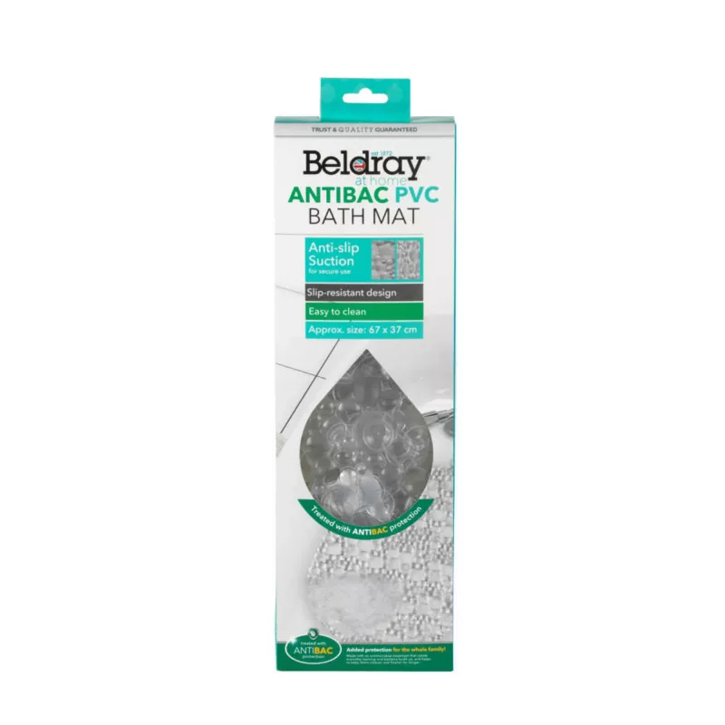 Badematte Beldray LA032678UFFEU7 Antibac PVC, antibakterielle PVC-Badematte
