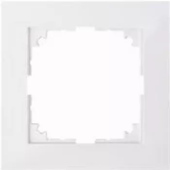 Wandplatte/Schalterabdeckung Merten MEG4010-3619 — weiß, Thermoplast, schraubenlos, Einzelpackung