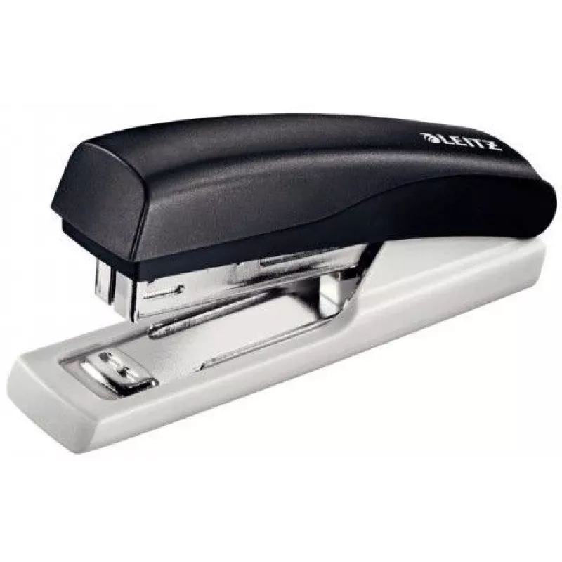 Leitz NeXXt Hefter 5517, 10 Blatt, 10 Blatt, Schwarz, Silber, Kunststoff, 80 g/m², Top, Integriert
