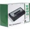 HDD-Gehäuse Inter-Tech HD-25620 Schwarz-Weiß 2.5 Zoll