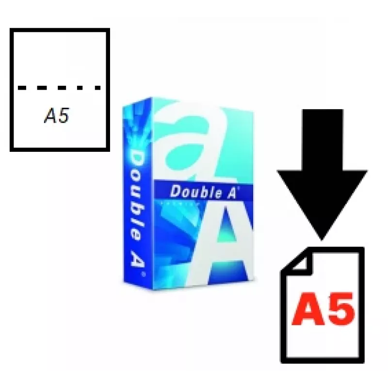 Papier Double A (A Kategorie), A5, 80g, 500 Blatt
