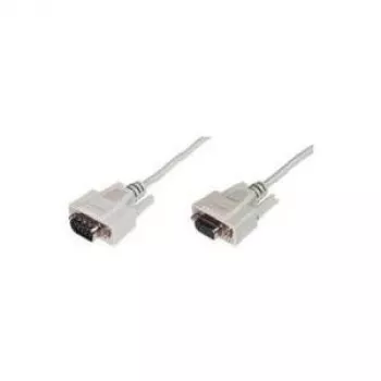 Serielles Kabel DeLOCK RS-232 3m Beige SUB-D 9