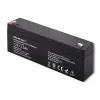 Versiegelte AGM-Batterie QOLTEC 12V 2,3Ah für USV- und Backup-Systeme, max. Entladung 34,5A