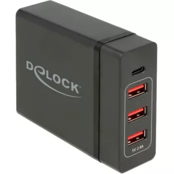 DeLOCK USB-Wandladegerät 63974 Universal Schwarz AC Indoor