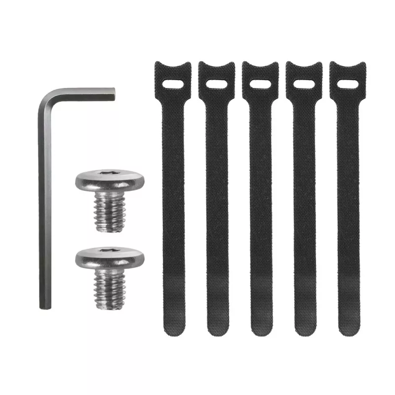 Untertisch-Kabelorganizer MACLEAN MC-105 W – Stahl, weiß, max. Belastung 5 kg, passend für Tischstärke 0,5–50 mm