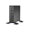 Shuttle XPC Nano PC NC40U, Intel Celeron 7305U, 1x HDMI, 1x DP, 1x USB-C/DP, 6x USB3.2, 1x 2,5-Zoll-Einschub, 2x M.2, 1x LAN, RAID, 24/7 Dauerbetrieb, inkl. VESA & Standfuß