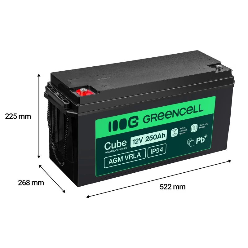 Batterie AGM VRLA 12V 250Ah IP54