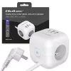 Power Cube QOLTEC 52547 Steckdosenleiste 3×AC-Steckdosen, 2×USB-A, 1×USB-C PD 20W