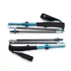 Trekkingstöcke Schwarz Diamond Distance Carbon FLZ, verstellbar 110–125 cm, Carbonschaft, faltbar, 3-teilig, 336 g