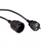 Kabel Company PSPC05 Stromverlängerung 5 m 1 Steckdose Innenbereich Schwarz
