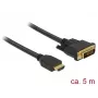 Videokabel-Adapter DeLOCK 85656 5 m HDMI Typ A DVI Schwarz