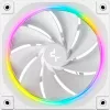 DeepCool FL12R 120-mm-PC-Lüfter, Weiß, 2150 RPM, aktive PFC, ARGB-Hintergrundbeleuchtung