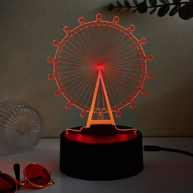 Manta SNL125RGB RGB 3D-Gebäudedekorations-LED-Lampe