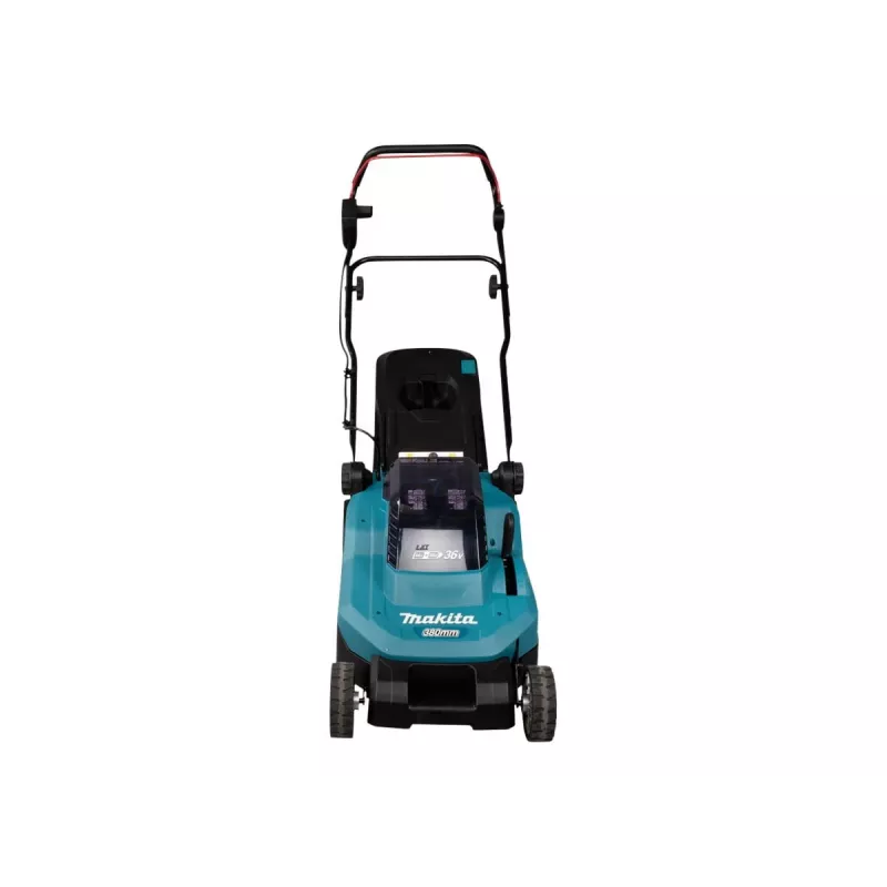 Makita DLM382PM2 - Rasenmäher - Akkubetrieben - 18 V - 4 Ah - 2 Akkus - 3700 1/min - 38 cm - 16,9 kg