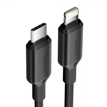 USB-C-auf-Lightning-Kabel 3A 480Mbps 1m SCHWARZ