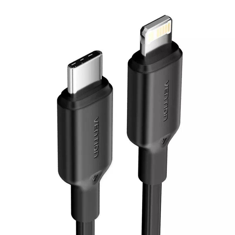 USB-C-auf-Lightning-Kabel 3A 480Mbps 1m SCHWARZ
