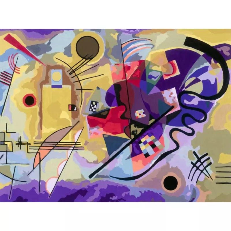 Ravensburger Malset CreArt ART Collection Canvas Edition Kandinsky – Gelb, Rot, Blau