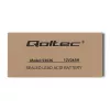 Qoltec 53036 AGM-Batterie | 12V | 24Ah | max 360A