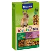 Kleintier-Leckerli Vitakraft 25227 — Kaninchen Traube, Frucht, Gemüse & Walnuss-Mix, 160 g
