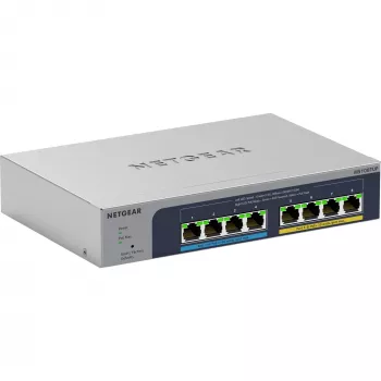 NETGEAR MS108TUP Unmanaged L2 2.5G Ethernet (100/1000/2500) Power over Ethernet (PoE) Grau