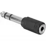 Adapter 3,5 mm -> 6,3 mm (Schwarz/Silber)