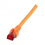 EFB-Elektronik RJ45 Patchkabel Cat.6 S/FTP LSZH orange 0,5m Hersteller: EFB Elektronik (K5516.0,5)