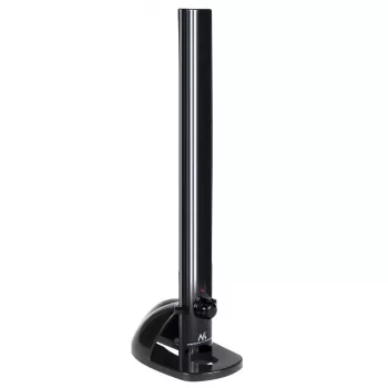 Indoor-TV-Antenne MACLEAN MCTV-930 — DVB-T, VHF 87,5–230 MHz, UHF 470–790 MHz, VHF 26 dB / UHF 28 dB, 75 Ω, schwarz
