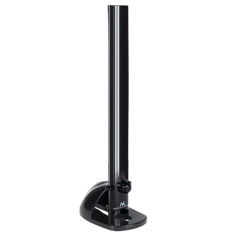 Indoor-TV-Antenne MACLEAN MCTV-930 — DVB-T, VHF 87,5–230 MHz, UHF 470–790 MHz, VHF 26 dB / UHF 28 dB, 75 Ω, schwarz