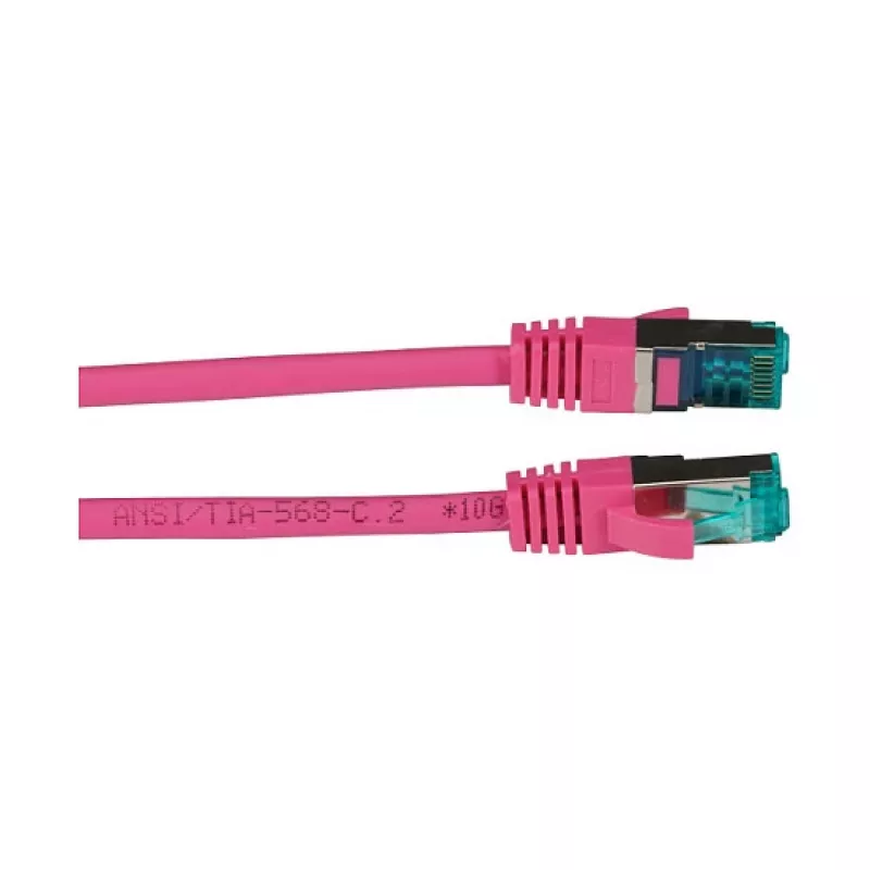EFB-Elektronik RJ45 Patchkabel Cat.6A S/FTP LSZH Magenta 2m Hersteller: EFB Elektronik (MK6001.2MA)