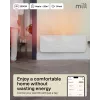 Mill Invisible Smart WiFi Heater | PA2000WIFI4 | Panel-Heizgerät | 2000 W | Geeignet für Räume bis zu 24-28 m² | Weiß | IPX4